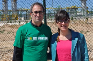 Marta Sorlí junt a l'Eurodiputat Jordi Sebastià